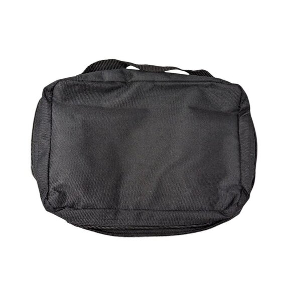 Black Canvas Jesus Fish Large Zipper Bible Cover Case Carry Bag - Picture 3 of 3